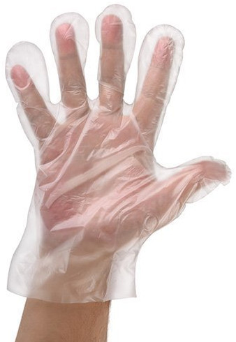 Plain Disposable PE Gloves