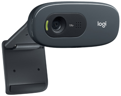 Logitech C270 HD Webcam 3MP 720p Built-in Microphone USB