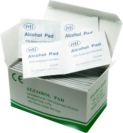 Alcohol Pad Saturated with 70% Isopropyl