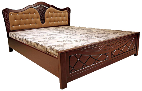 Strong Structured Wood Bed
