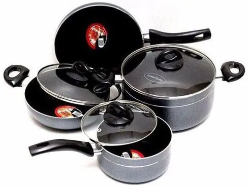Kiam Non-Stick 7 Pieces Cookware Set Kiam Non-Stick 7 Pieces Cookware Set