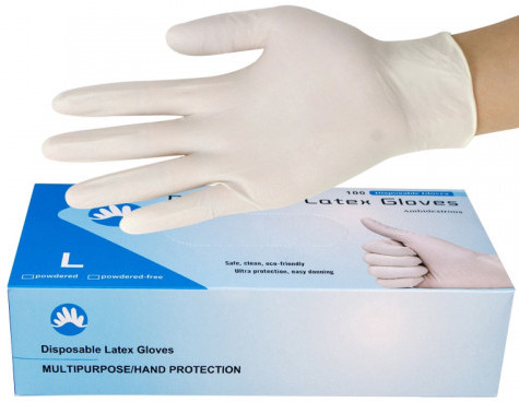 Disposable Latex Hand Gloves