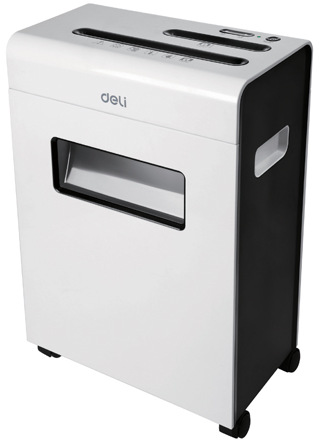 Deli 9911 Office Paper Shredder Machine 8-Sheet Capacity