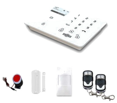 Burglar Alarm System wirh LCD Screen