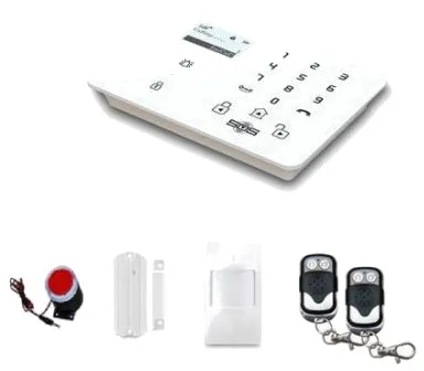 Burglar Alarm System wirh LCD Screen