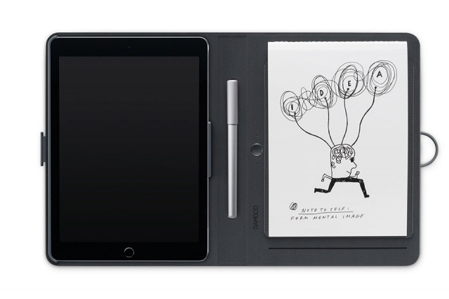 Wacom Bamboo Spark Graphics Art Tablet with Ballpoint Pen