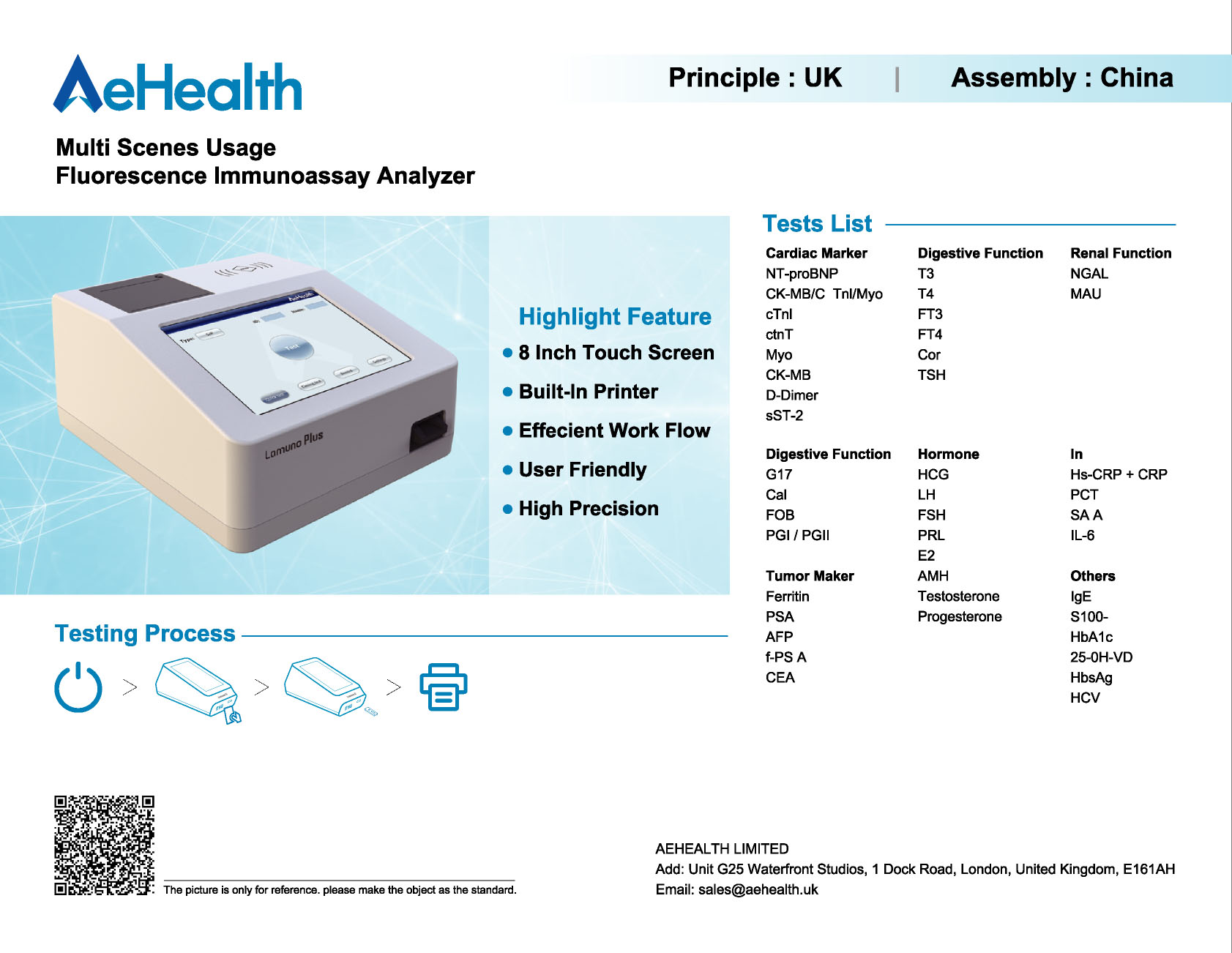 Hormone analyzer POCT -Lamuno Plus