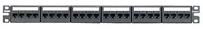 Panduit CPPL24WBL Network Patch Panel with 24 Port Modular Jack
