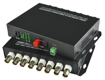 8 Channel Digital Video Optical Fiber Media Converter