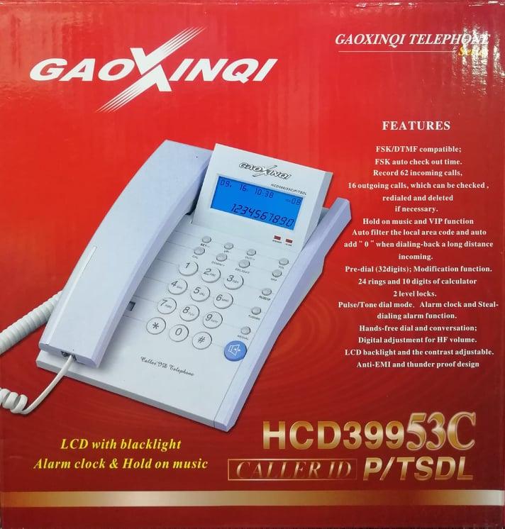 Gaoxinqi HCD 39953C Land Line Telephone - Maroon