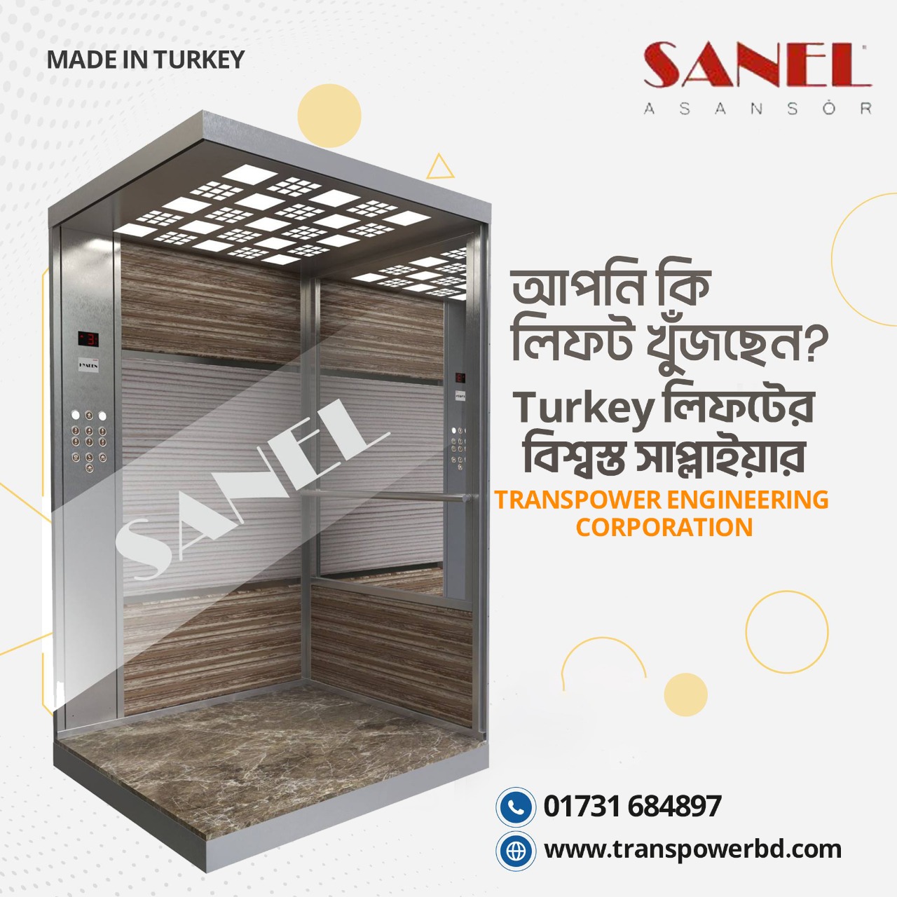 Turkey Elevator In Bangladesh