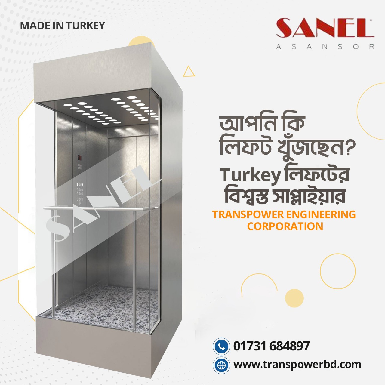 Turkey Elevator In Bangladesh