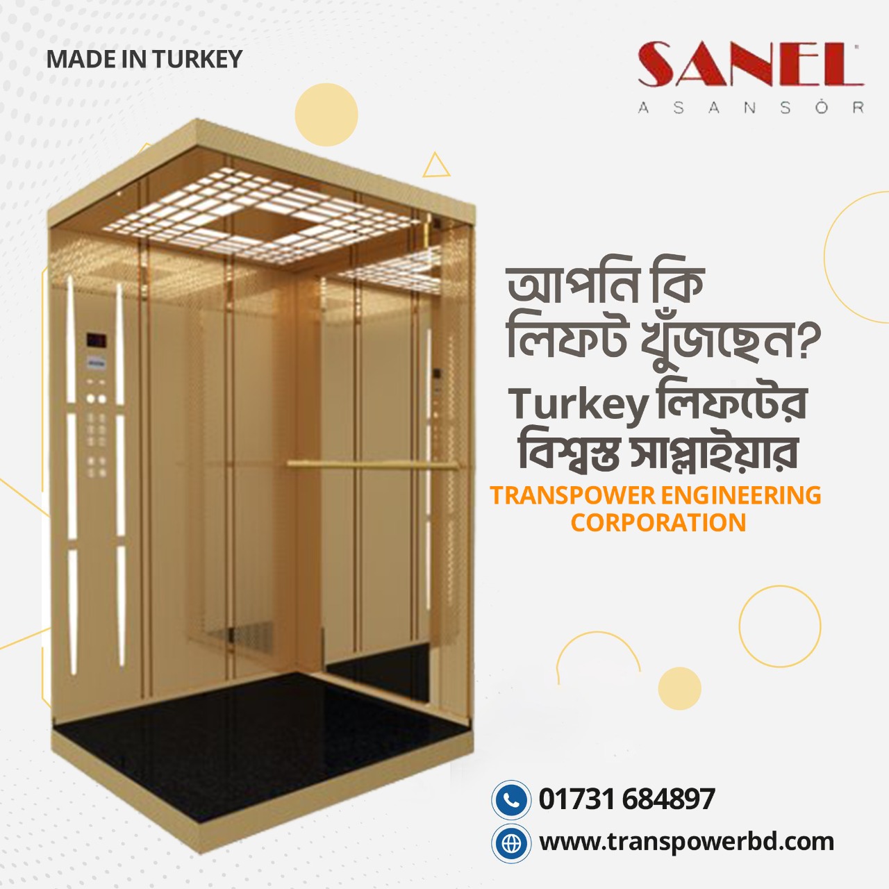 Turkey Elevator In Bangladesh