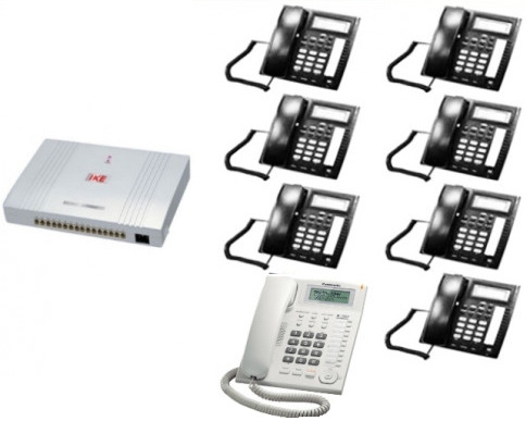 Pabx  Intercom With 08-Telephone Set Package  Price in Bangladesh