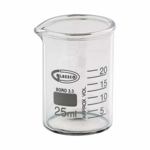 Glassco 25ml Glass Beaker