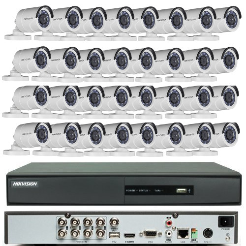 CCTV Package Dahua 32-Channel DVR/XVR 32-Pes Camera With 500GB HDD