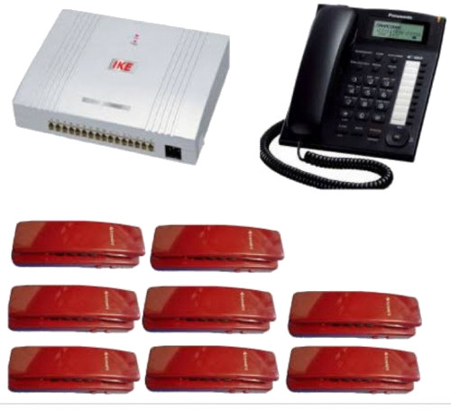IKE PABX 08-Line Full Package with 08 Telephone Set