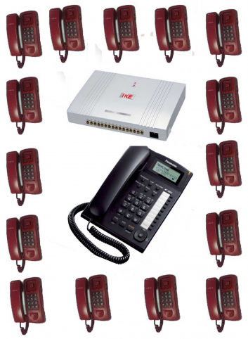 IKE PABX 16-Line Full Package  Telephone Set