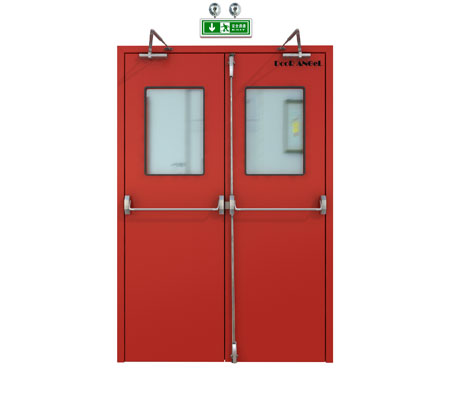 Fire-Rated Double-Leaf Door