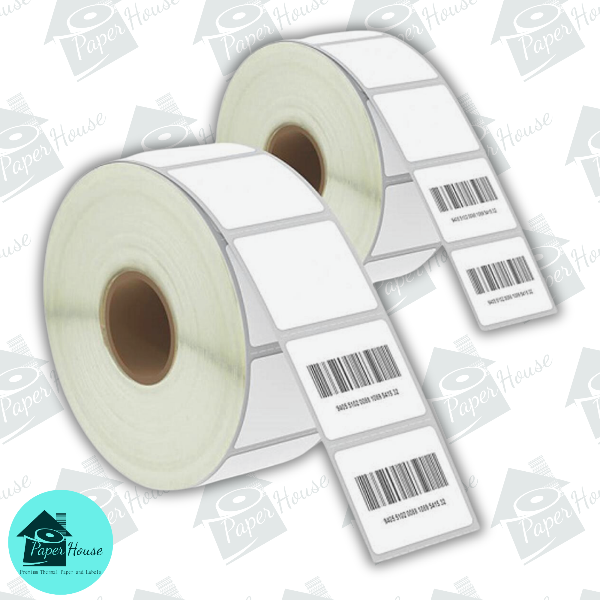 Barcode Sticker 20mm x 20mm DT (1 Roll = 2000pcs