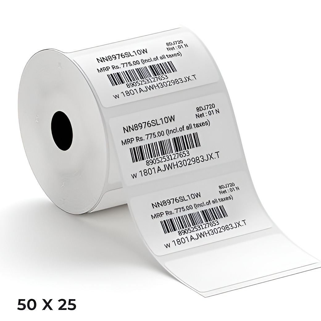 Barcode Sticker 50mmx25mm DT  - 1000pcs