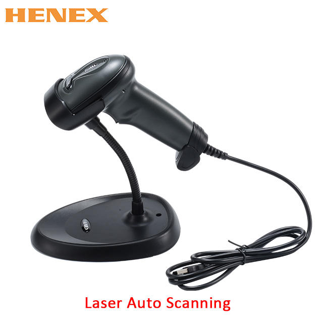 Henex H1000 2D Barcode Scanner with Stand