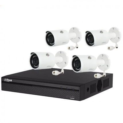 Dahua 4 Unit IPC-HFW1230S1 IP CC Camera Package Price in Bangladesh