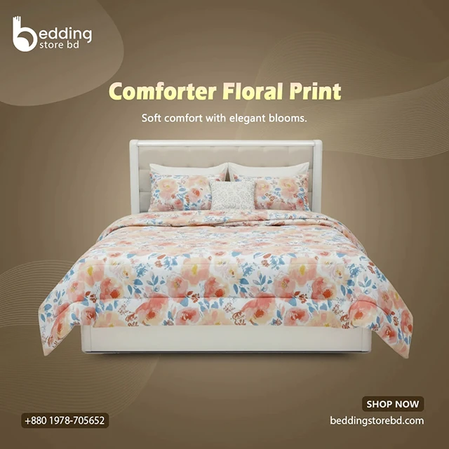 Comforter Floral Print