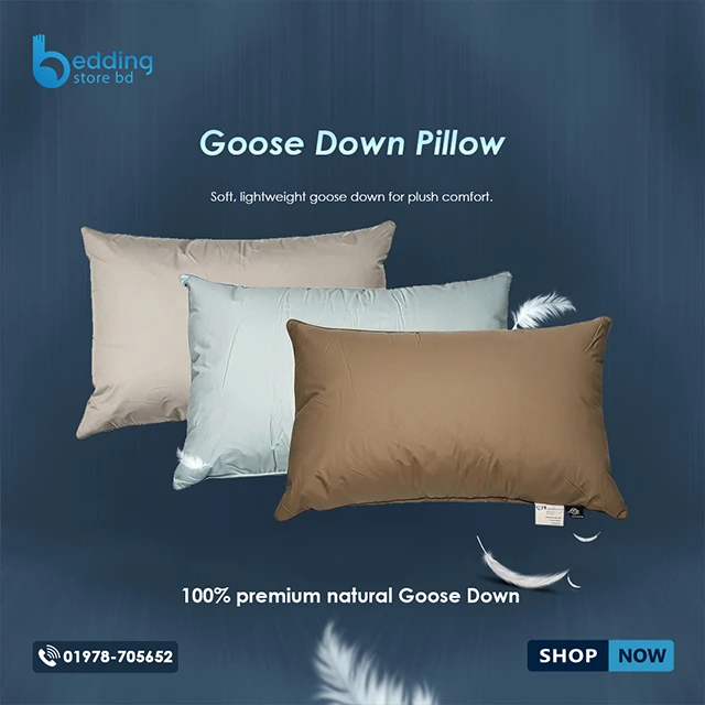 Premium Goose Down Pillow - Ultra Soft
