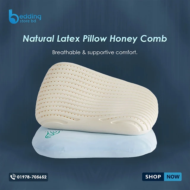 Natural Latex Pillow Honey Comb