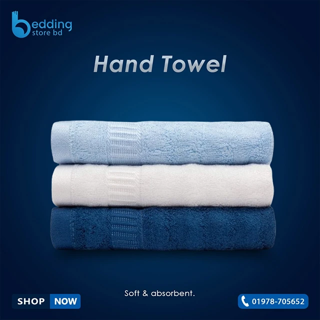 Premium Cotton Hand Towel – Soft & Absorbent