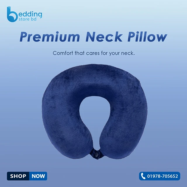 Premium Neck Pillow – Ergonomic Travel Support & Orthopedic Comfort