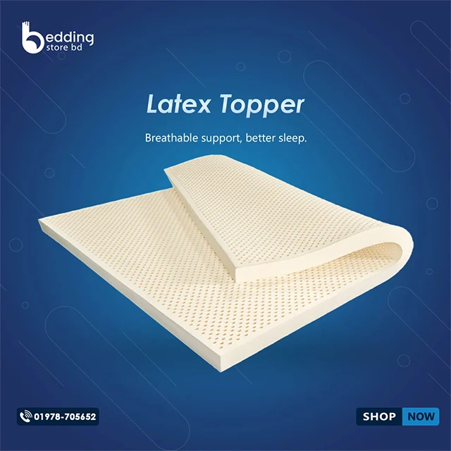Natural Latex Mattress Topper - Premium Comfort & Support