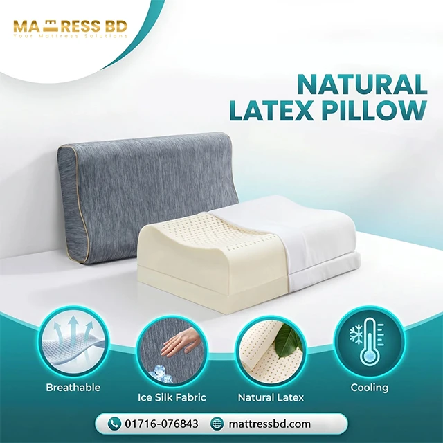 Natural Latex Contour Pillow – High Neck Support