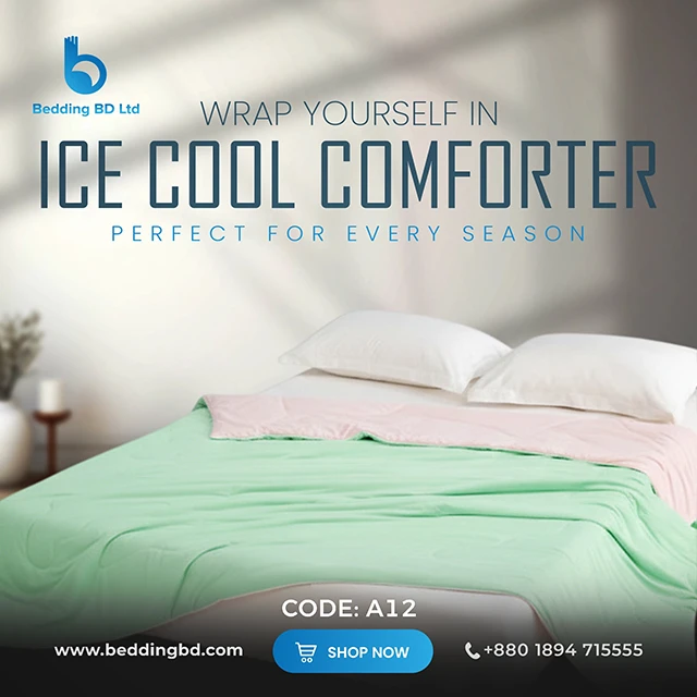 Ice Cool Comforter - Green Purple