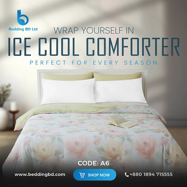 Ice Cool Comforter - Floral Print