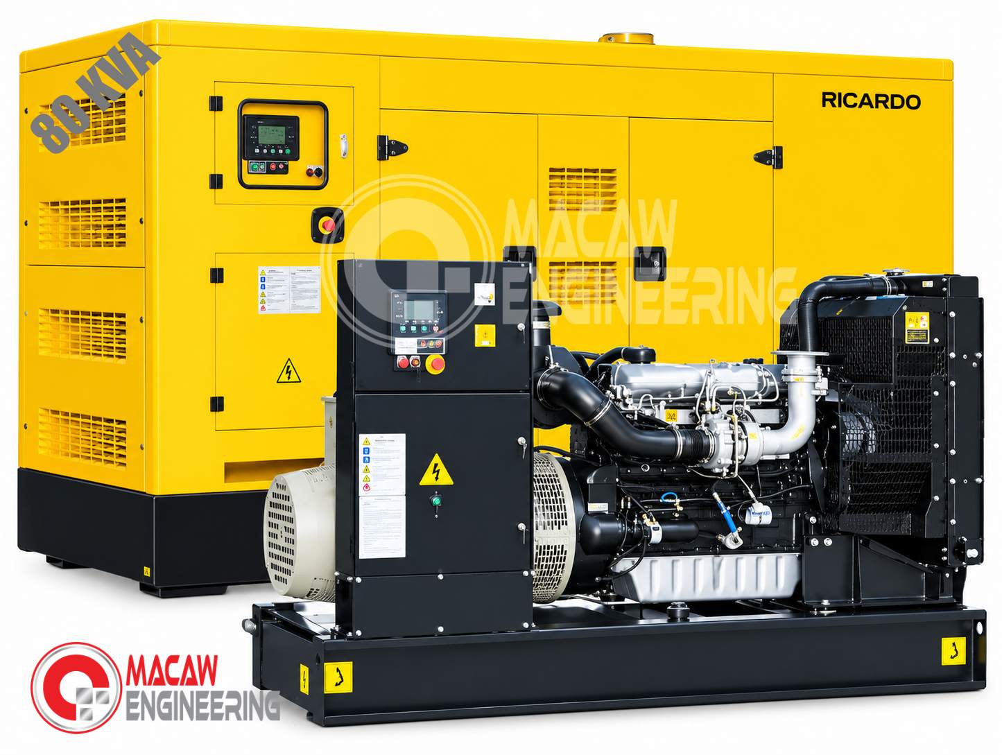 80 KVA Ricardo Diesel Generator