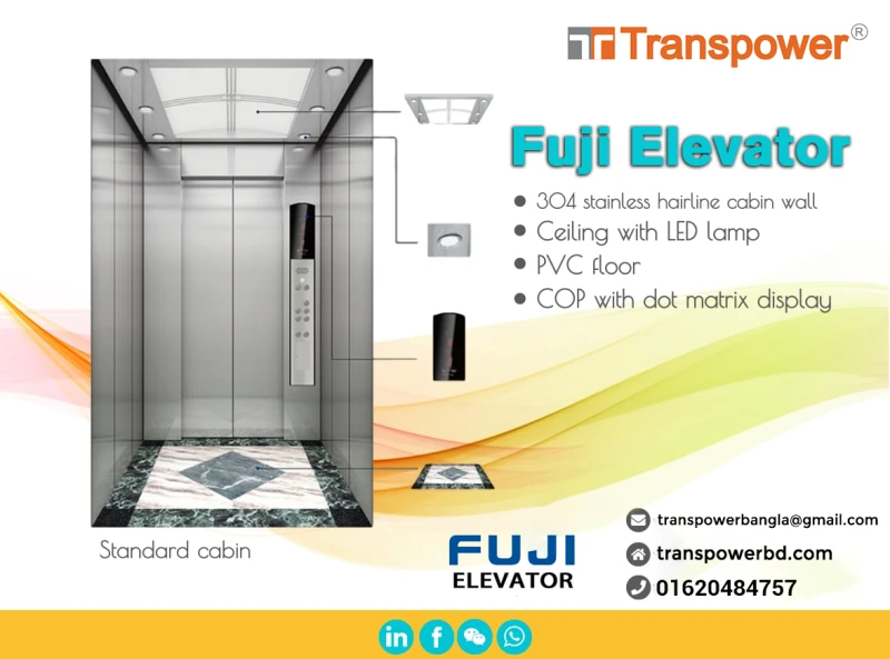 Fuji 1600 Kg Passenger Elevator (Fuji-China)