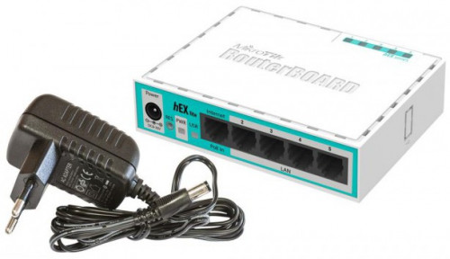 Mikrotik RB750r2 10/100 Ethernet 46MB RAM Wired Router