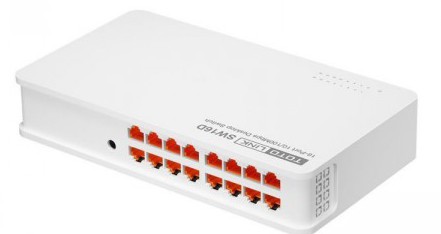 Totolink SW16D 16-Port 10/100 Mbps Fast Ethernet Switch