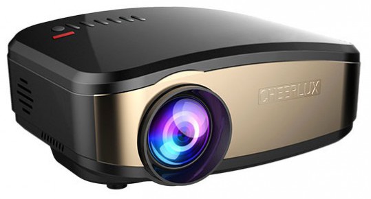 Cheerlux C6 Mini SVGA 1200 Lumen Wireless Video Projector