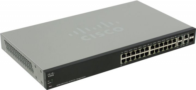 Cisco SF300-24PP-K9 24-Port POE Managed Network Switch