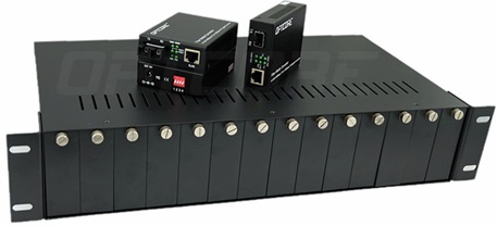 Media Converter Chassis MC1400-5V with 2 Fan