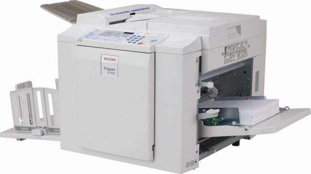 Ricoh DX-2430 Black and White Digital Duplicator Machine