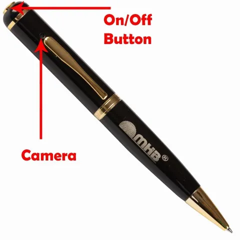 Pen Pinhole Spy Camera 32GB Memory 12 Hours Video Recording