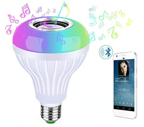 Bluetooth Wireless Speaker with Color Changing LED Light