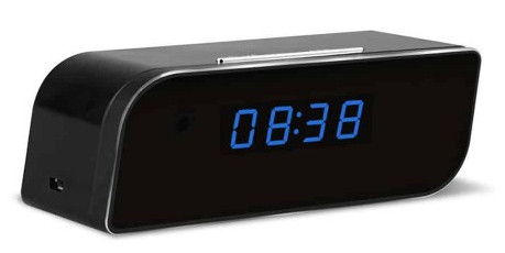 Clock Spy Camera Full HD Recording Night Vision LED Display