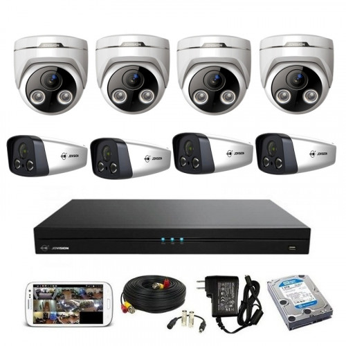 CCTV Package Jovision 8CH NVR 8-Pcs IP Camera 1TB HDD